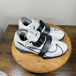 Nike Romaleos 4 Weightlifting Shoes CD3463-101 White Black Mens Size 9.5